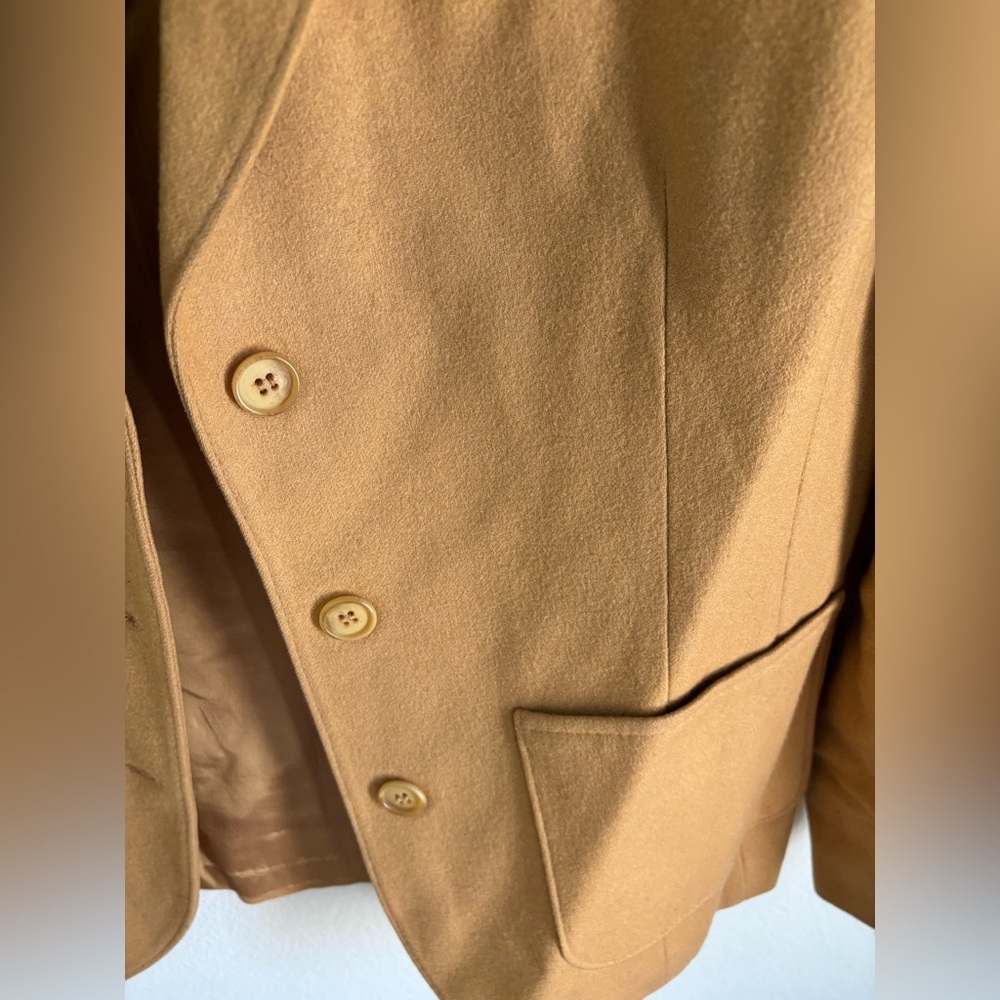 Pendleton 100% Virgin Wool Camel Blazer Jacket Wo… - image 6
